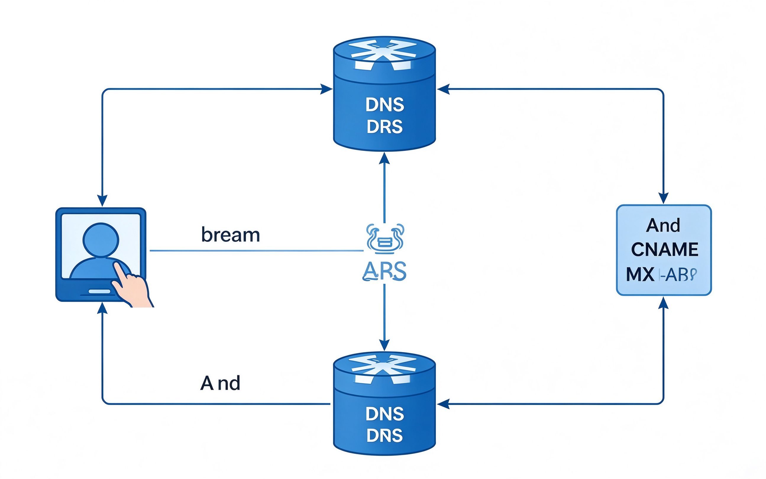 DNS域名解析流程图